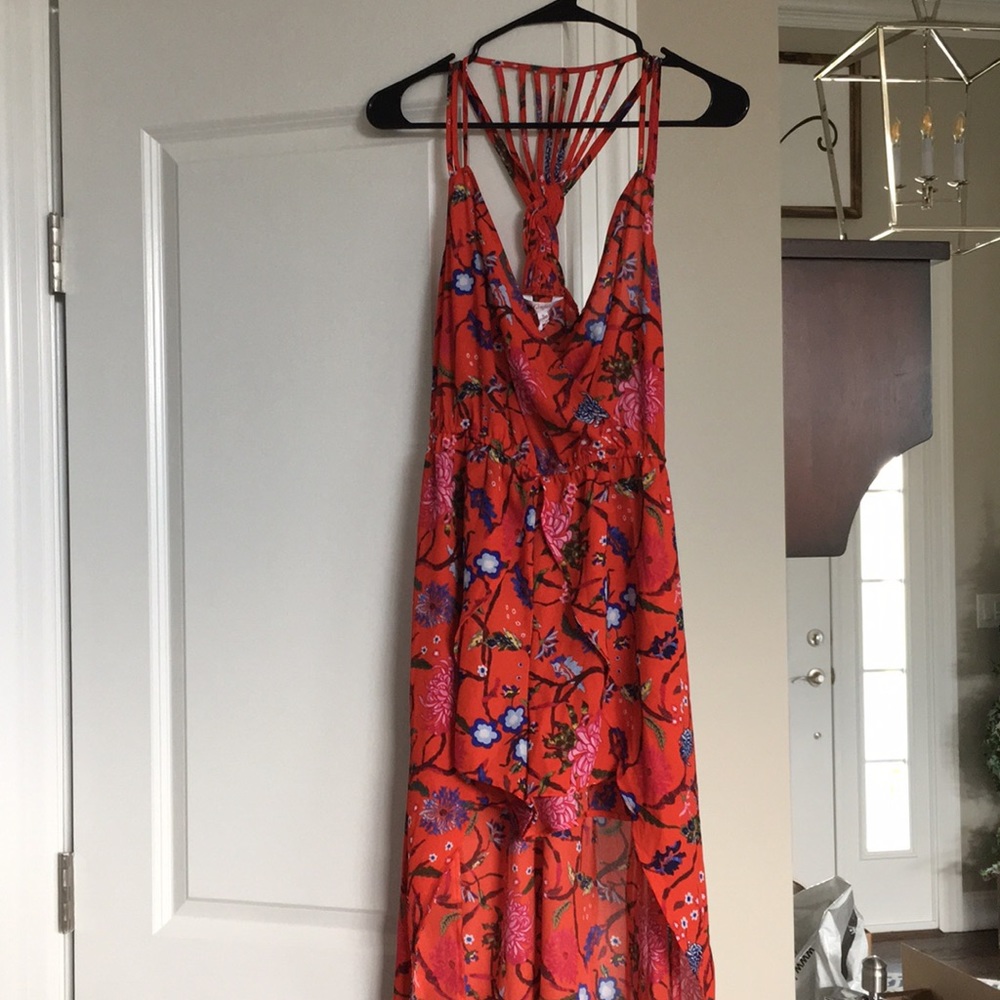 Candies Red Romper/Skirt